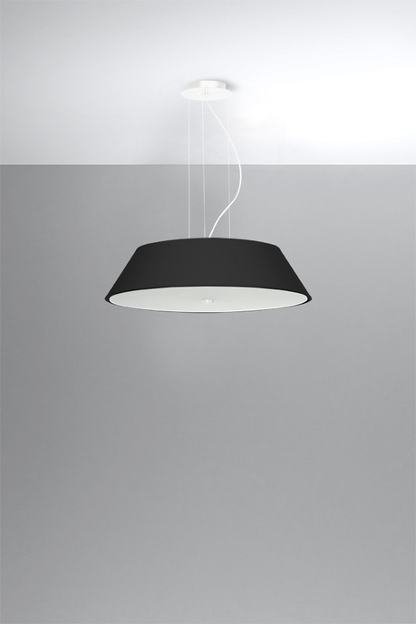 Chandelier VEGA 60 black + 5x LED Bulb E27 4000K Cool White 7.5W 650lm.