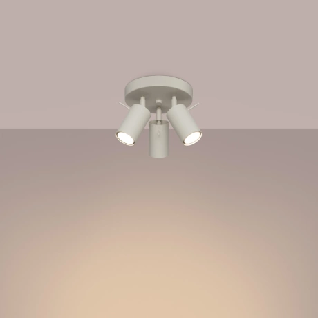 Ceiling lamp RING 3P beige