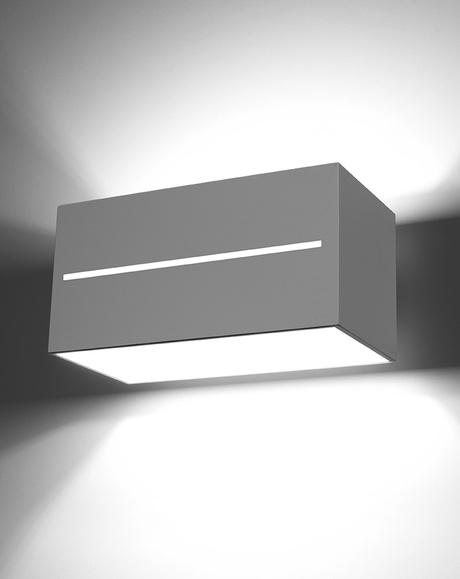 Wall lamp LOBO MAXI white + 2x LED Bulb G9 3000K Warm 4,5W 510lm