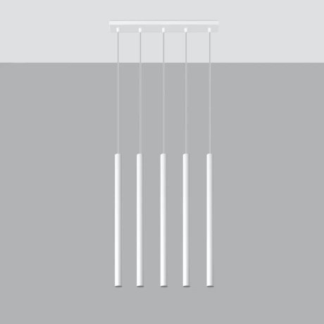 Pendant lamp PASTELO 5 white