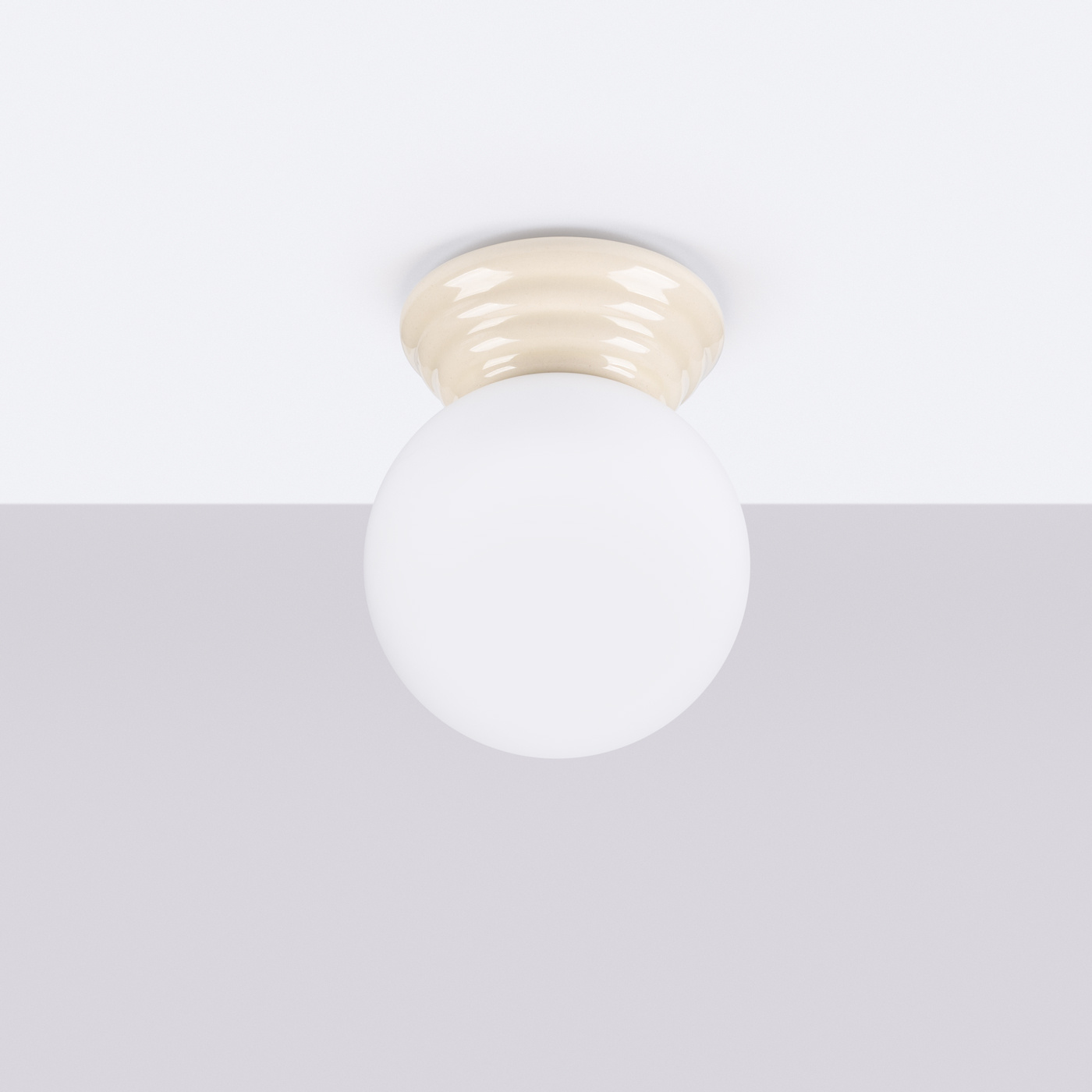 Ceiling lamp ZORI beige IP44