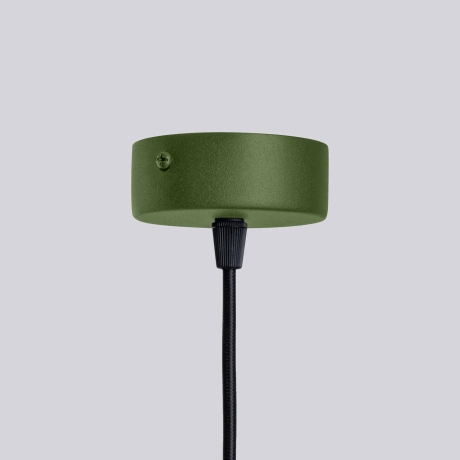 Chandelier HALO 6 olive green