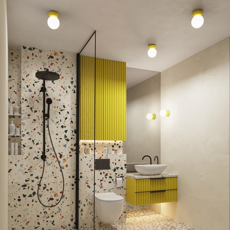 Wall lamp ZORI yellow IP44