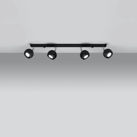 Ceiling lamp OCULARE 4L black