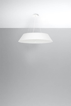 Chandelier VEGA 70 white + 5x LED Bulb E27 3000K Warm 7.5W 620lm