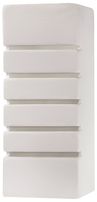 Wall ceramic lamp SAMIR white + 1x LED bulb E27 3000K Warm 7.5W 620lm