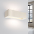 Wall lamp ceramic RIGATA beige