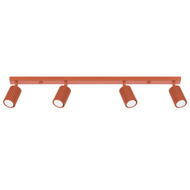 Ceiling lamp KARBON 4L red ochre