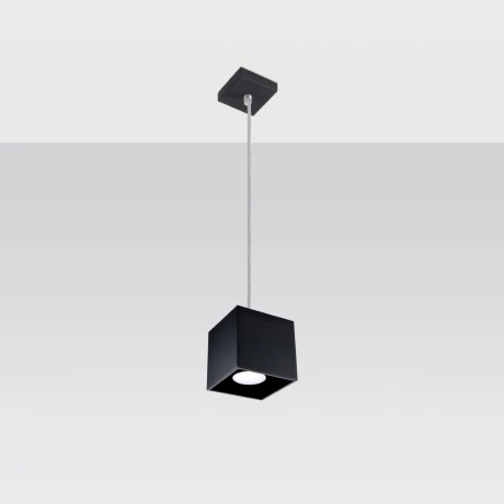 Pendant lamp QUAD 1 black
