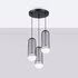 Ceiling lamp BRINA 3P black + 3x LED Bulb G9 3000K Warm 4.5W 450lm