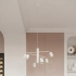 Ceiling lamp LEMMI 4L white