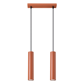 Pendant lamp LAGOS 2 red ochre