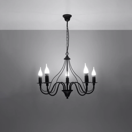 Chandelier MINERWA 5 black