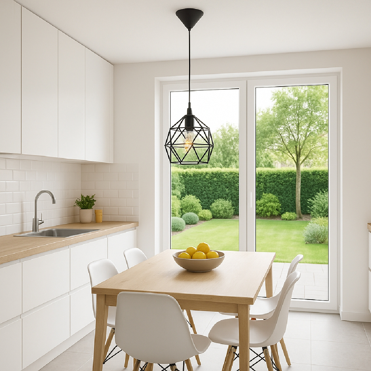 Pendant lamp TRIOM 20 black