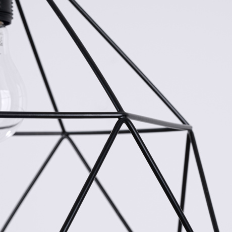 Pendant lamp TRIOM 30 black