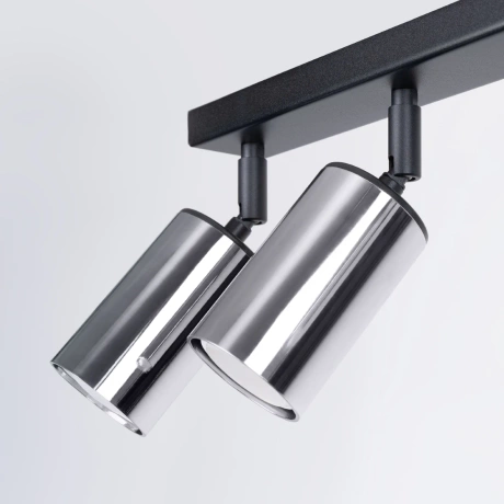 Ceiling lamp WINX 6L black/chrome