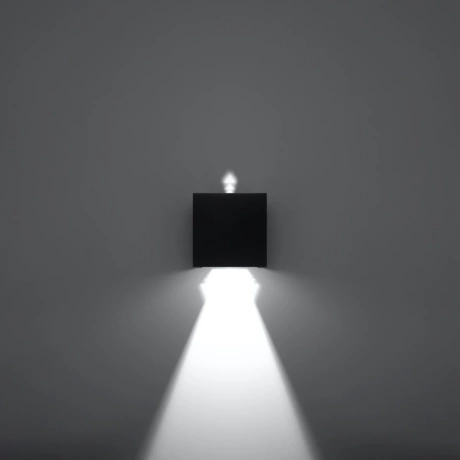 Wall lamp LUCA black LED IP54