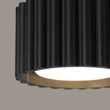 Ceiling lamp AURA 1 black Gx53