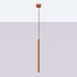 Pendant lamp PASTELO 1 red ochre