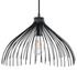 Ceiling pendant lamp UMB black + 1x LED Bulb E27 3000K Warm 7.5W 620lm