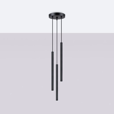 Pendant lamp ARCHE 3P black
