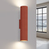 Wall lamp KARBON 30 red ochre