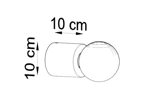 Wall lamp SALGADO natural wood + 1x LED bulb E27 4000K Cool White 7.5W 650lm