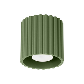 Ceiling lamp AURA 1 olive green GU10
