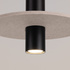 Pendant lamp PELTA 1 black/beige