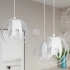 Pendant lamp TULOS 1 white