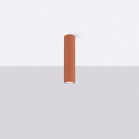 Ceiling lamp KARBON 30 red ochre