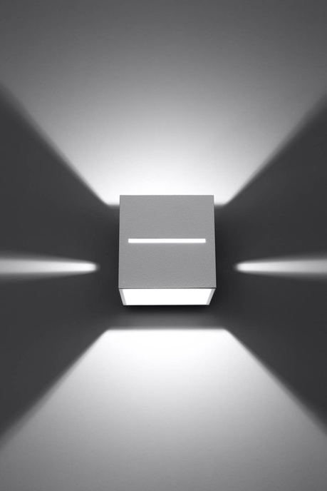 Wall lamp LOBO white + 1x LED Bulb G9 4000K Cool White 4.5W 530lm