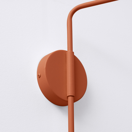 Wall lamp NOX red ochre