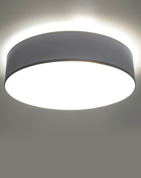 Ceiling lamp fixture ARENA 55 GREY + 4x LED Bulb E27 3000K Warm 7.5W 620lm