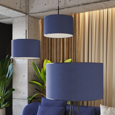 Floor lamp NEVIA navy