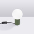 Table lamp HALO olive green
