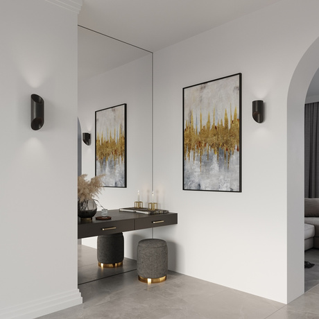 Wall lamp PENNE 30 black + 1x LED Bulb G9 3000K Warm 4.5W 510lm