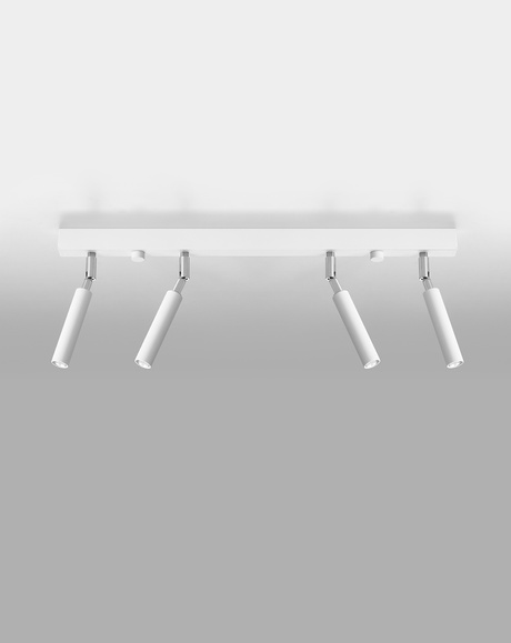 Ceiling lamp EYETECH 4 white + 4x LED Bulb G9 3000K Warm 4.5W 510lm