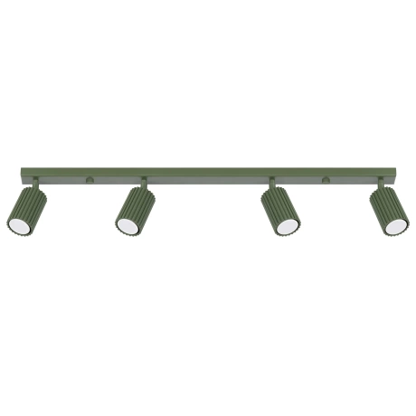 Ceiling lamp KARBON 4L olive green