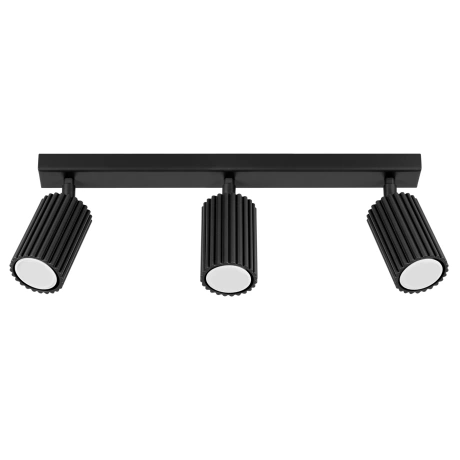 Ceiling lamp KARBON 3L black