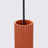 Pendant lamp KARBON 1 red ochre