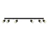 Ceiling lamp NERO 6 black/golden