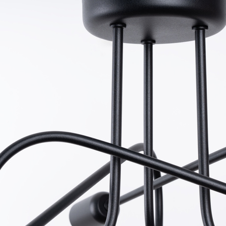 Chandelier SUPEŁ 3 black = 3X LED Bulb E27 3000K 7W 760lm