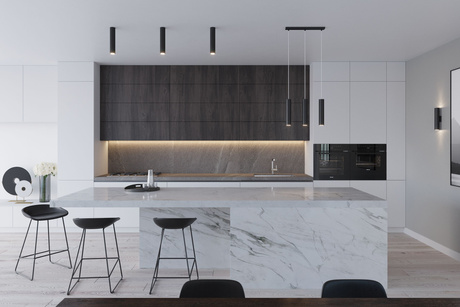 Wall lamp LAGOS 2 in black + 2x LED Bulb GU-10 4000K Cool White 7W 630lm