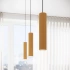 Pendant lamp KARBON 3L gold