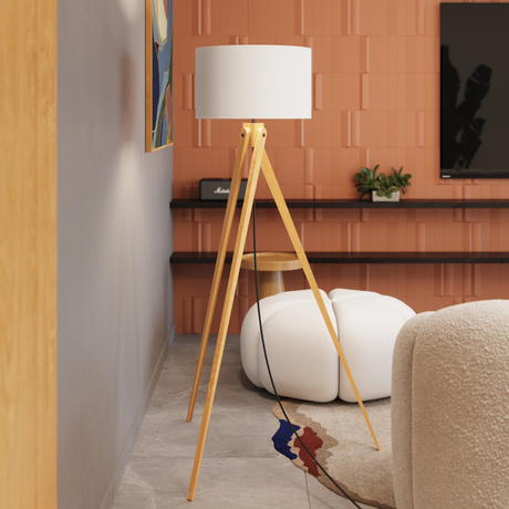 Floor lamp NATT white