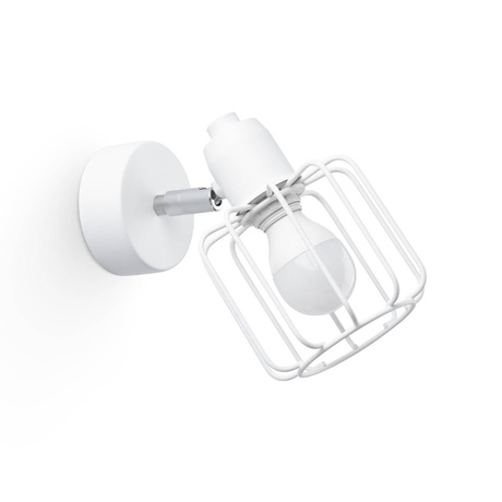 Wall lamp BELUCI 1 white + 1x LED Bulb E14 4000K Cool White 7.5W 680lm