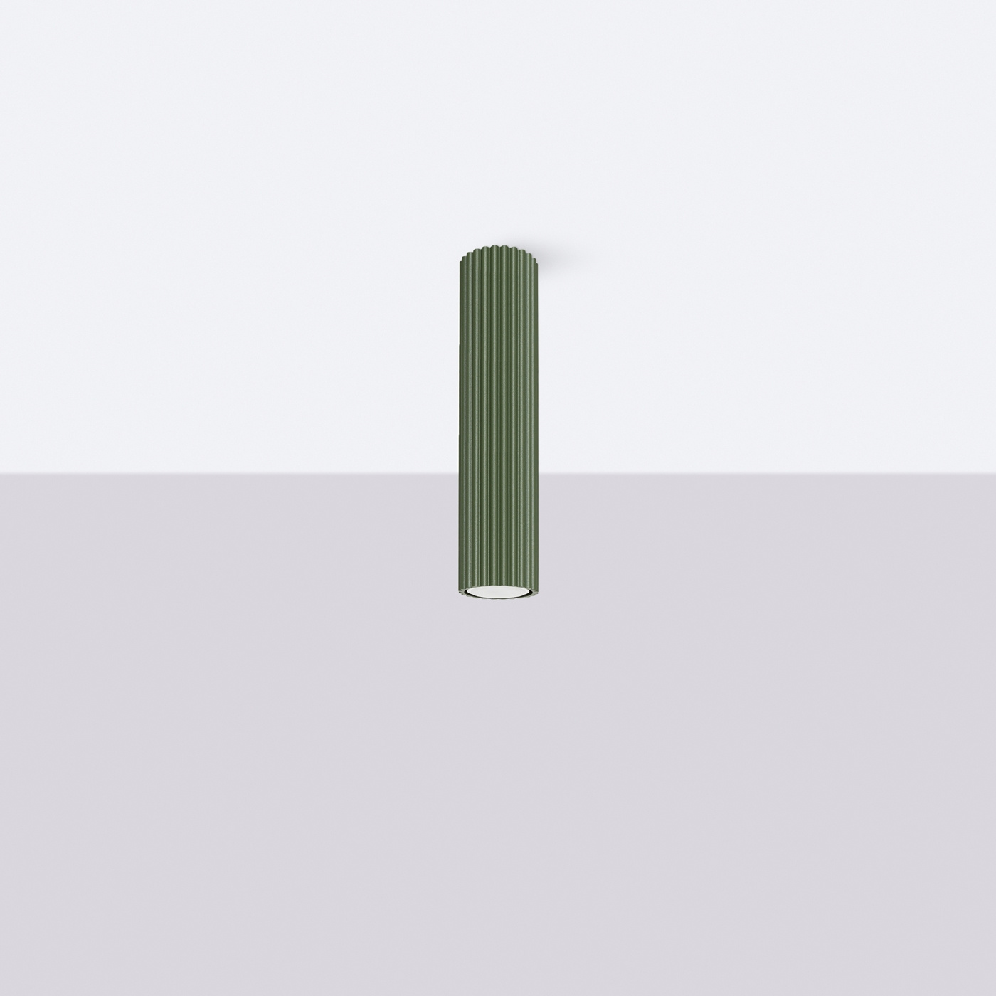 Ceiling lamp KARBON 30 olive green