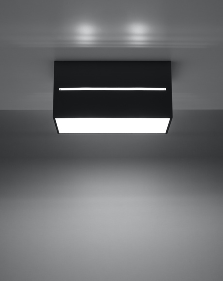 Ceiling light LOBO MAXI black + 2x LED Bulb G9 4000K Cool White 4.5W 530lm