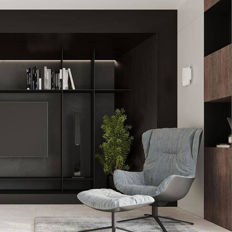 Wall lamp HESTIA white + 1x LED Bulb G9 4000K Cool White 4.5W 530lm